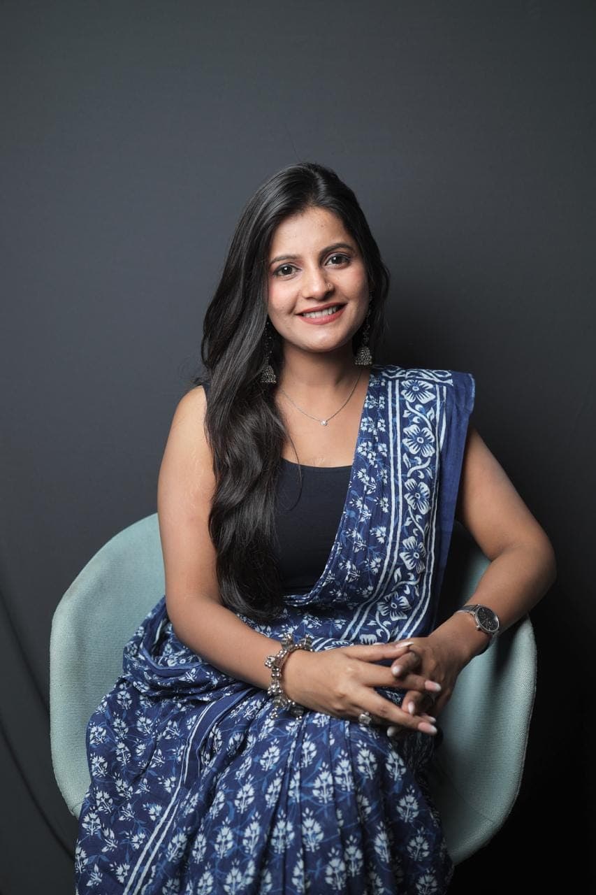 Tripti Sharma, psychologist, seated