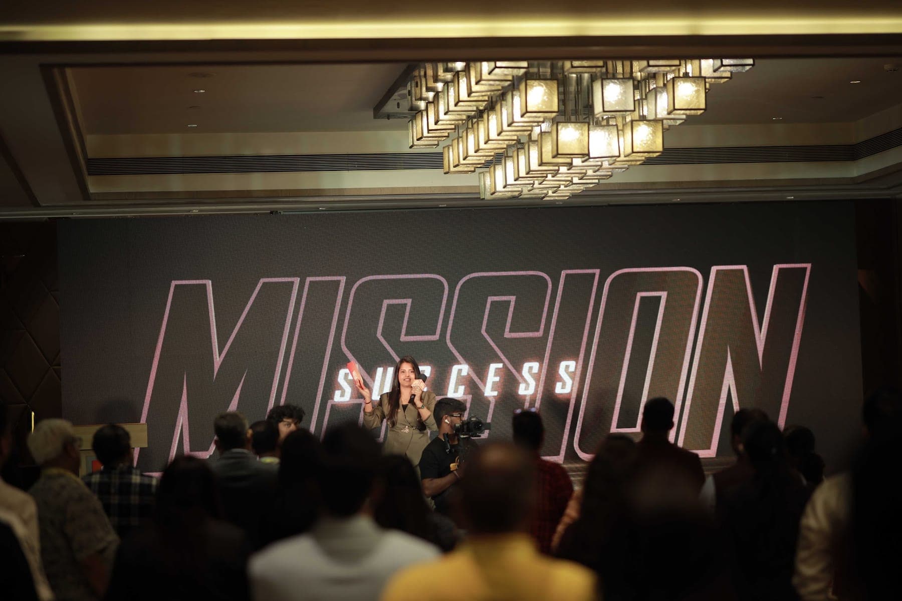 Tripti speaking at Mission Success